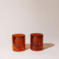 Double-Wall 6oz Glasses Set of Two - Amber