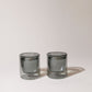 Double-Wall 6oz Glasses Set of Two - Gray