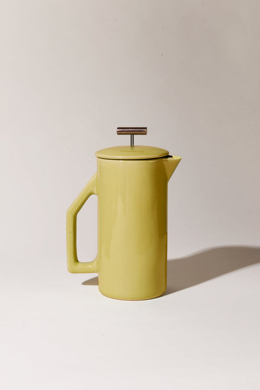 850 ml Ceramic French Press - Chartreuse