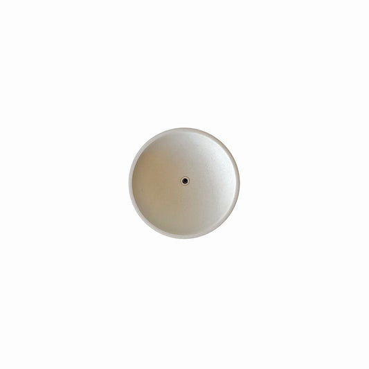 Round Concrete Incense Burner | Light Grey