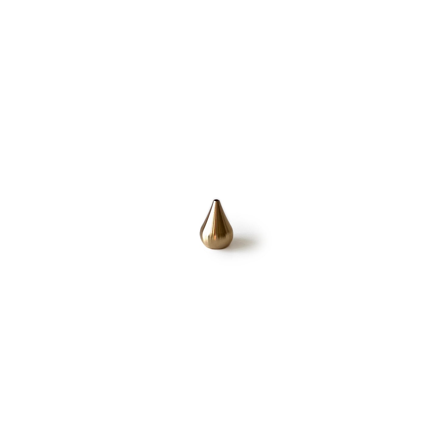 Brass Water Drop Shape Incense Holder Tall