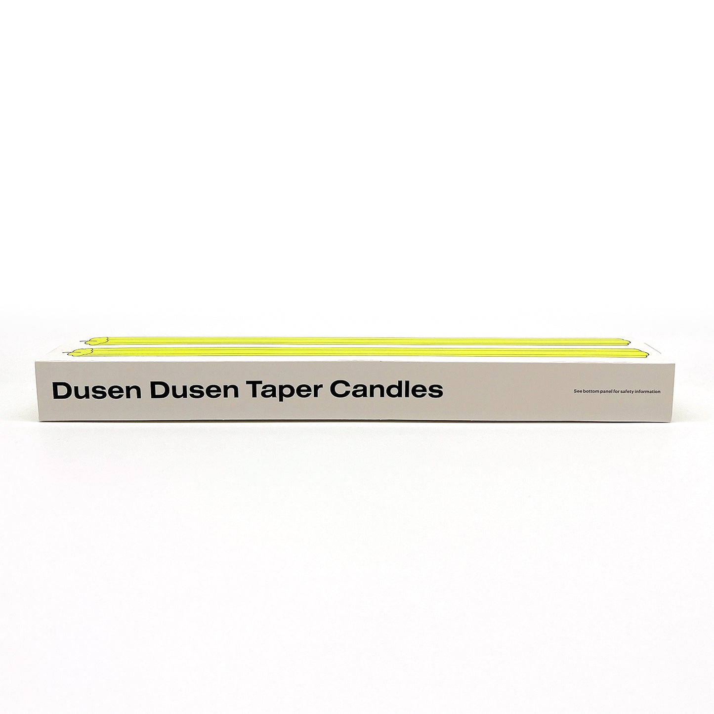 Dusen Dusen Taper Candles Set of 2 - Yellow