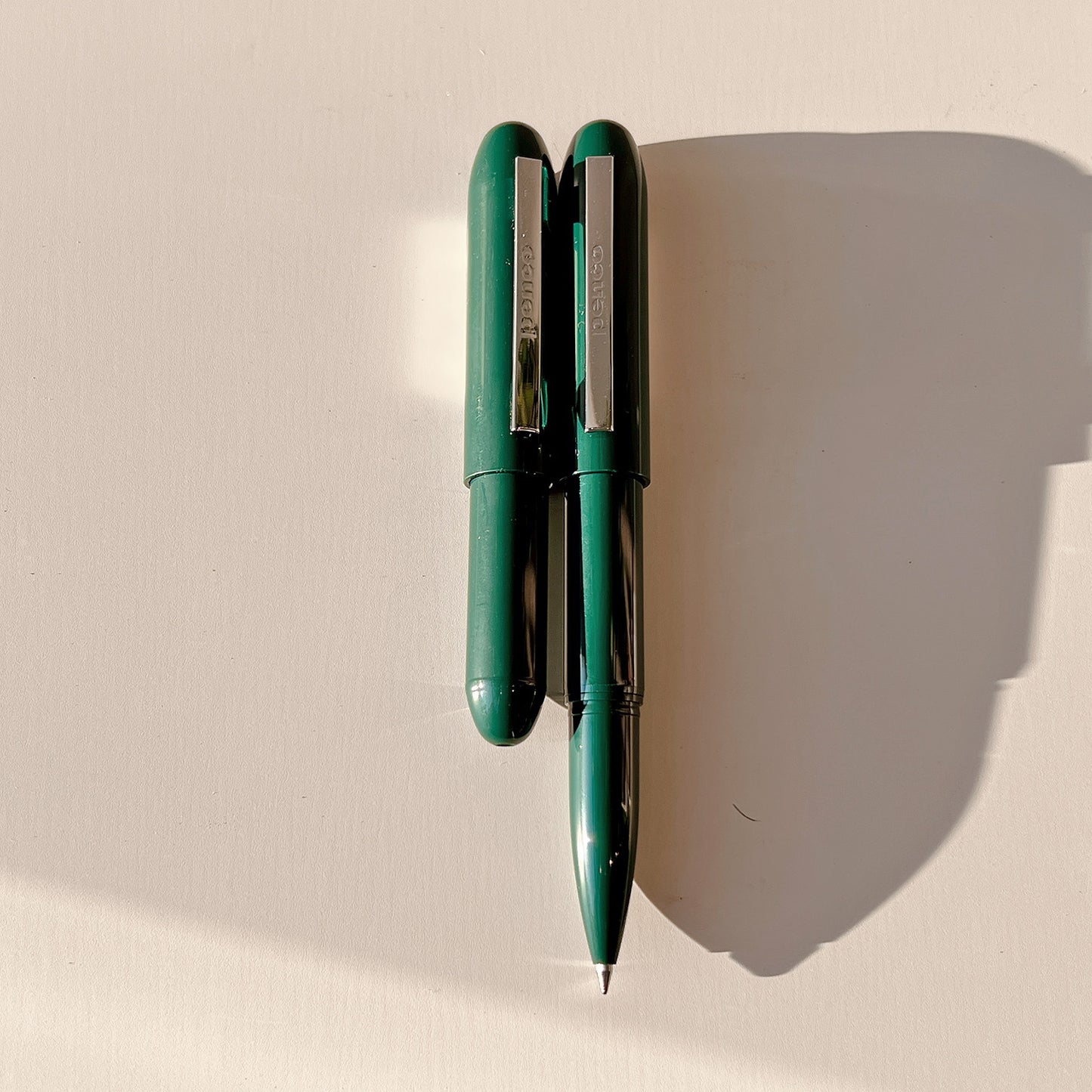 Bullet Ballpoint Pen Light - Dark Green