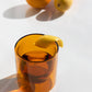 Double-Wall 6oz Glasses Set of Two - Amber