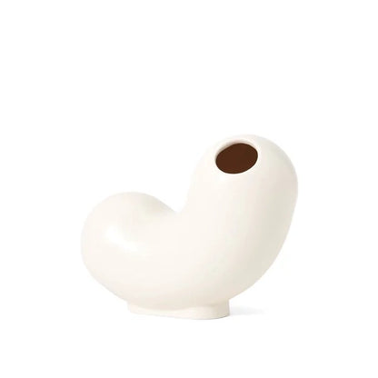 Kirby Vase - Curly White