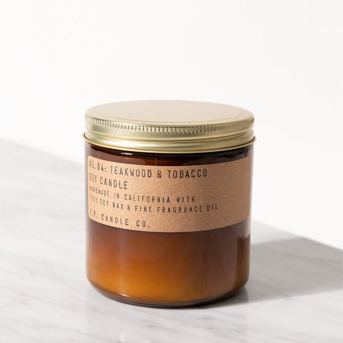 Teakwood & Tobacco - 12.5 OZ Large Soy Candle