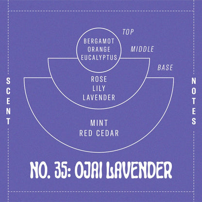 Ojai Lavender Soy Candle - Standard 7.2 oz