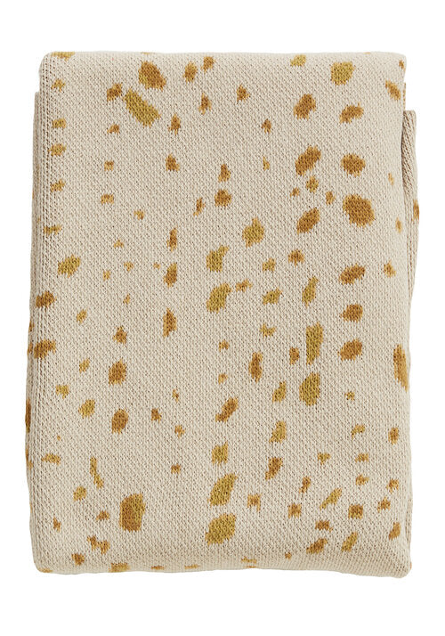 Night Sky Ocre Large Blanket