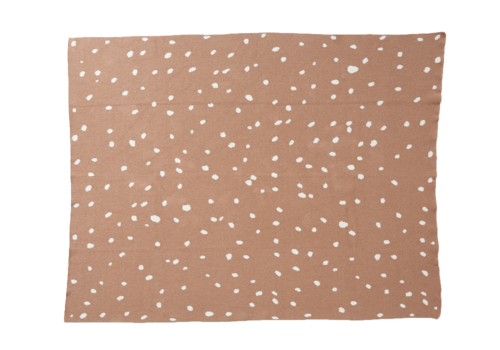 Dot Natural Large Blanket