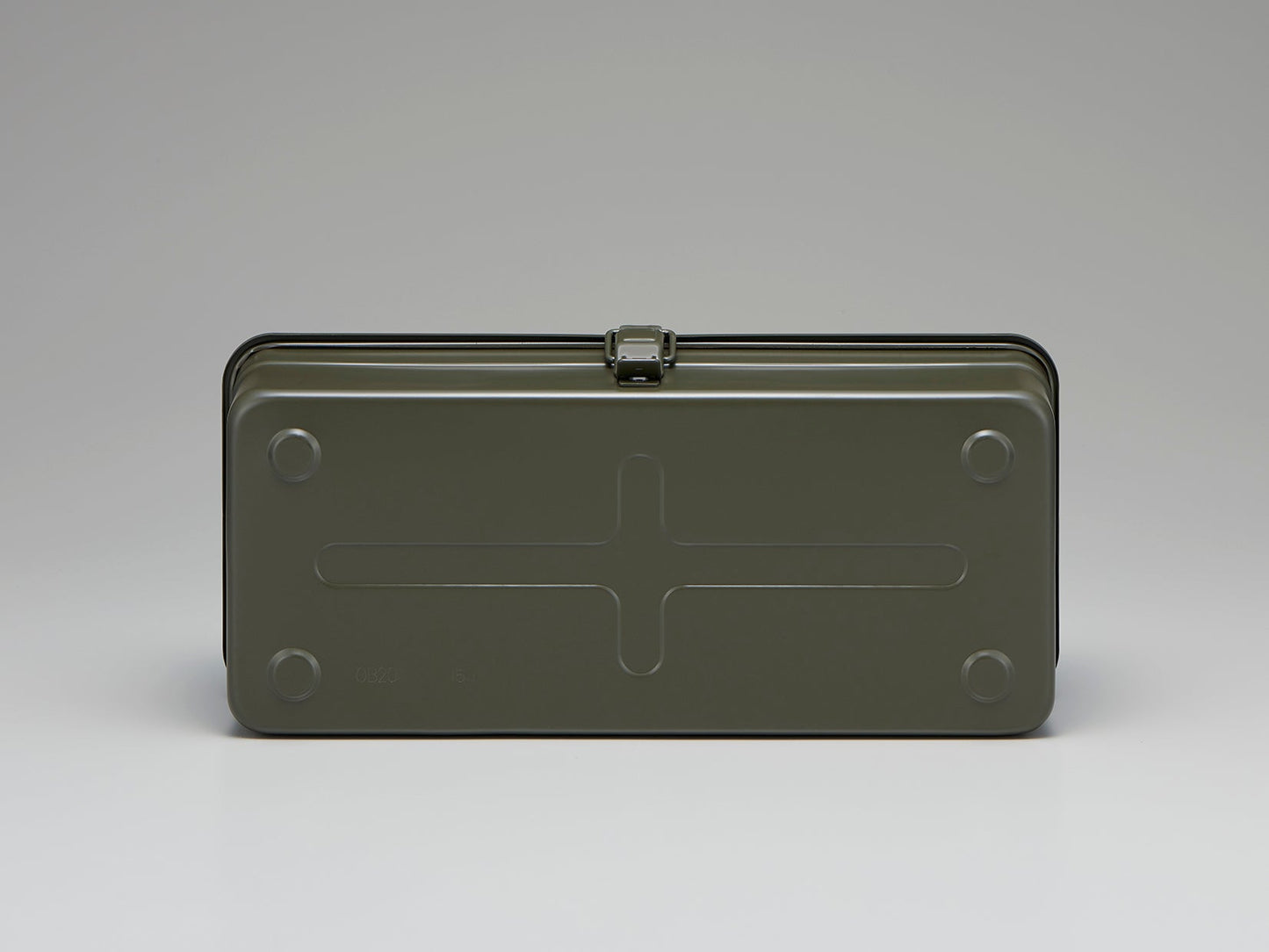 Y-350 Steel Toolbox with Top Handle and Camber Lid - Military Green