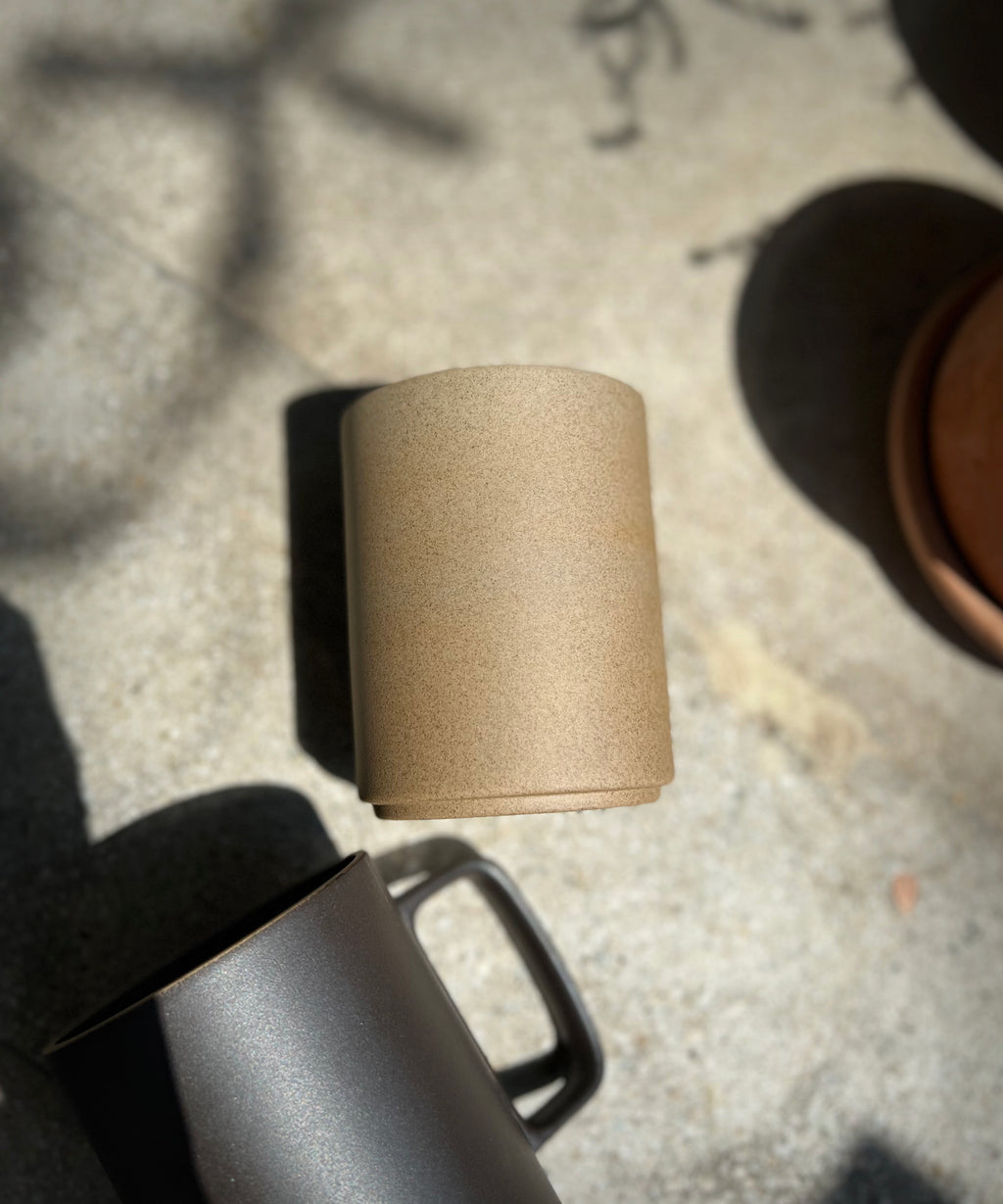 Container / Tumbler 3 3/8" x 4 1/8" - Natural