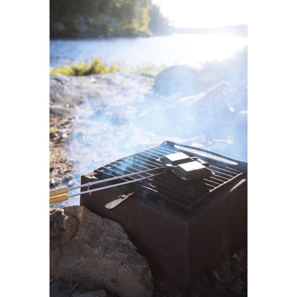 Double Camp Cooker Cast Iron