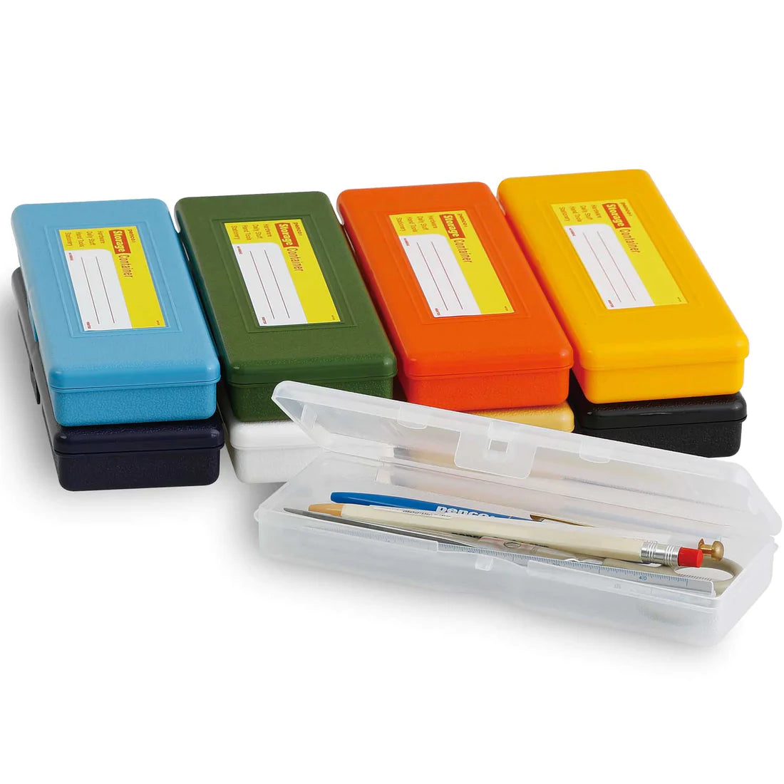 Storage Container Pen Case - Beige