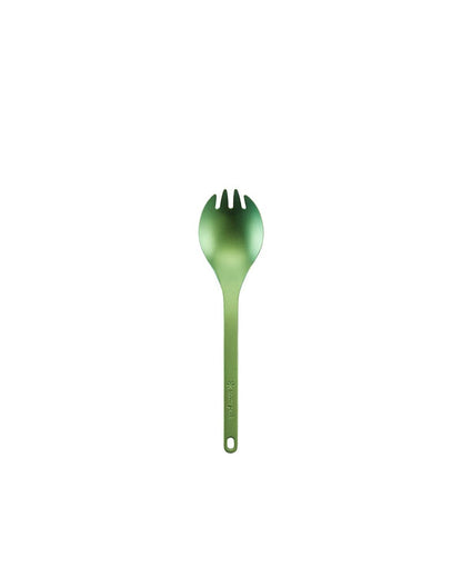 Titanium Spork - Green Anodized