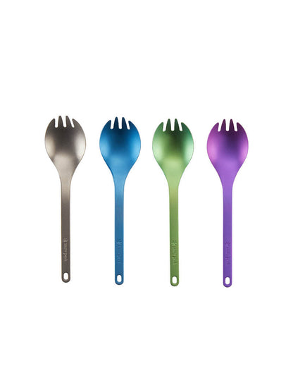 Titanium Spork - Green Anodized