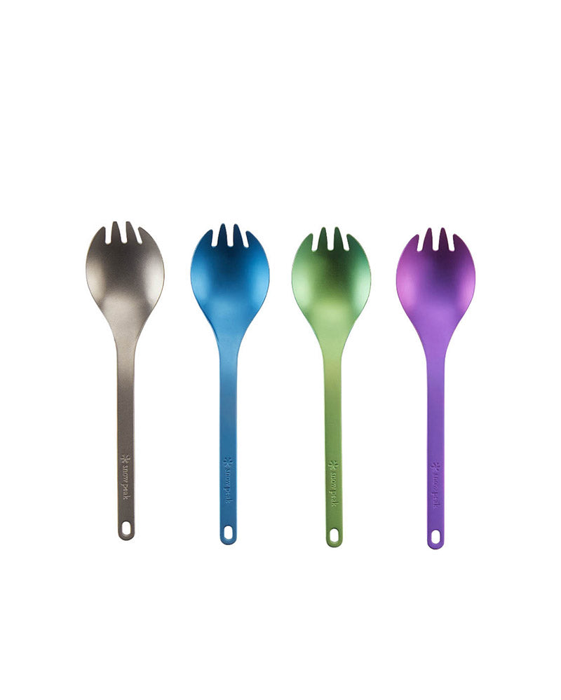 Titanium Spork - Purple Anodize