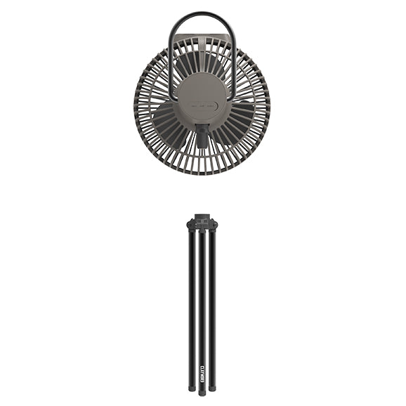 V600 Rechargeable Circulator Fan w/ Bag - Warm Grey